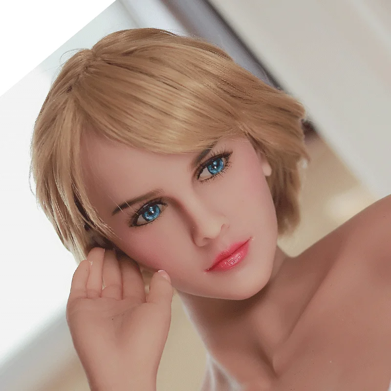 Sex Doll Head Only To Sell For Men Sex Use Tpe Material