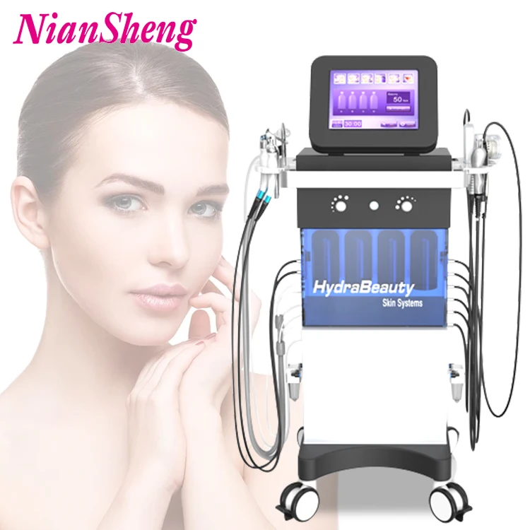 

10 in 1 Hydra Dermabrasion Spa Machine Oxygen Jet Skin Peeling Acne Treatment Beauty Machine