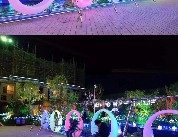led illuminated swing