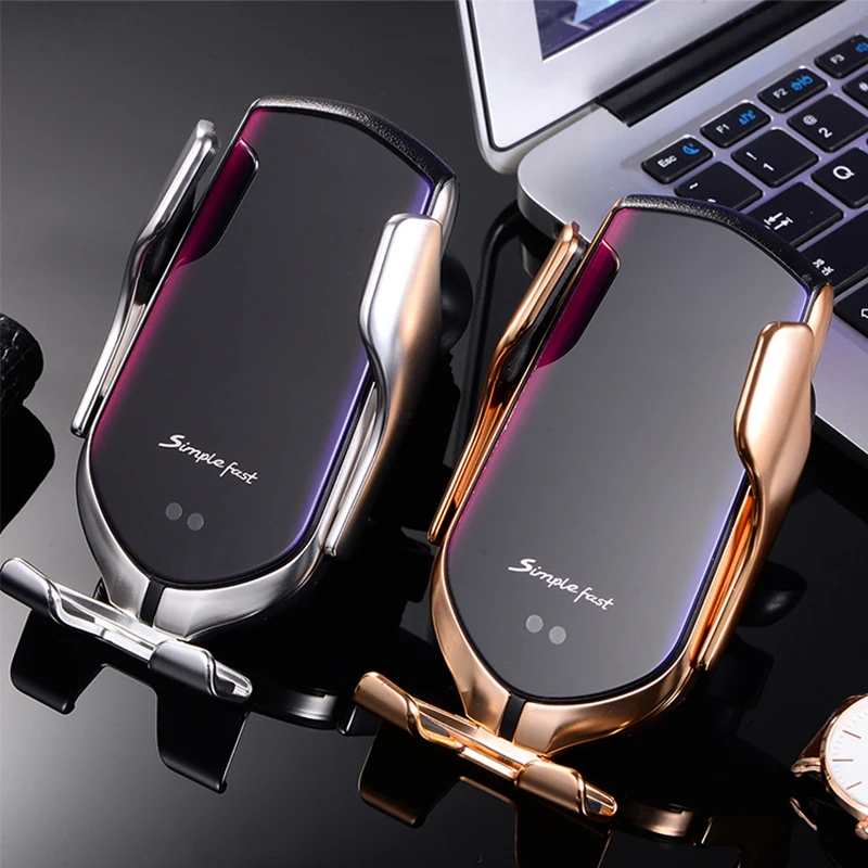 

universal wireless charger new 2019 product wholesale mobile phones for iphone qi wireless charging, Black+silver