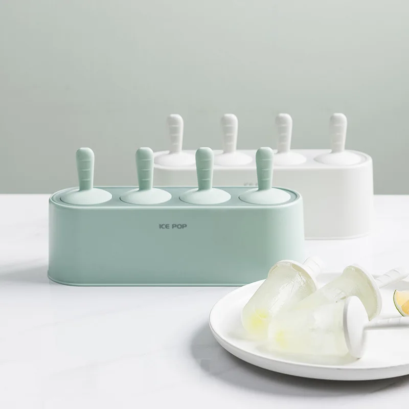 

New Fashion And Popular Summer Popsicle Box Homemade Ice Cream Kitchen Household Simple Popsicle Making Box Ice Cream Mold