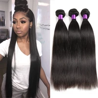 

Cuticle Aligned Hair from India 9A Straight Human Hair Lace Frontals 8"-30" Raw Vrigin Indian Hair Weave Bundles with Closure