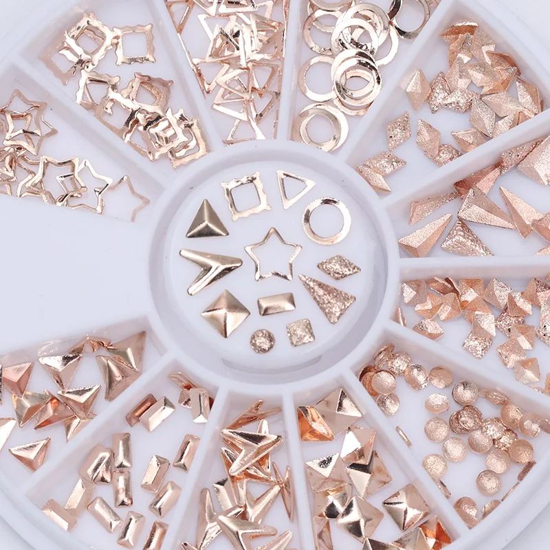 

Mixed Color Chameleon Stone Rhinestone Small Irregular Beads 3D Nail Art Decoration In Wheel Accessories