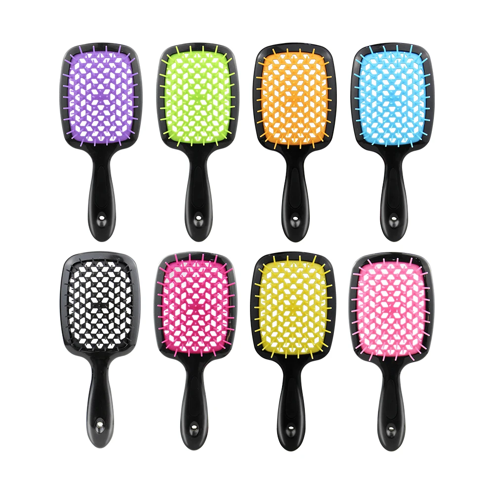 

Masterlee detangling hair brushes massage hair comb barber comb wide tooth comb use for wet or dry, Candy color