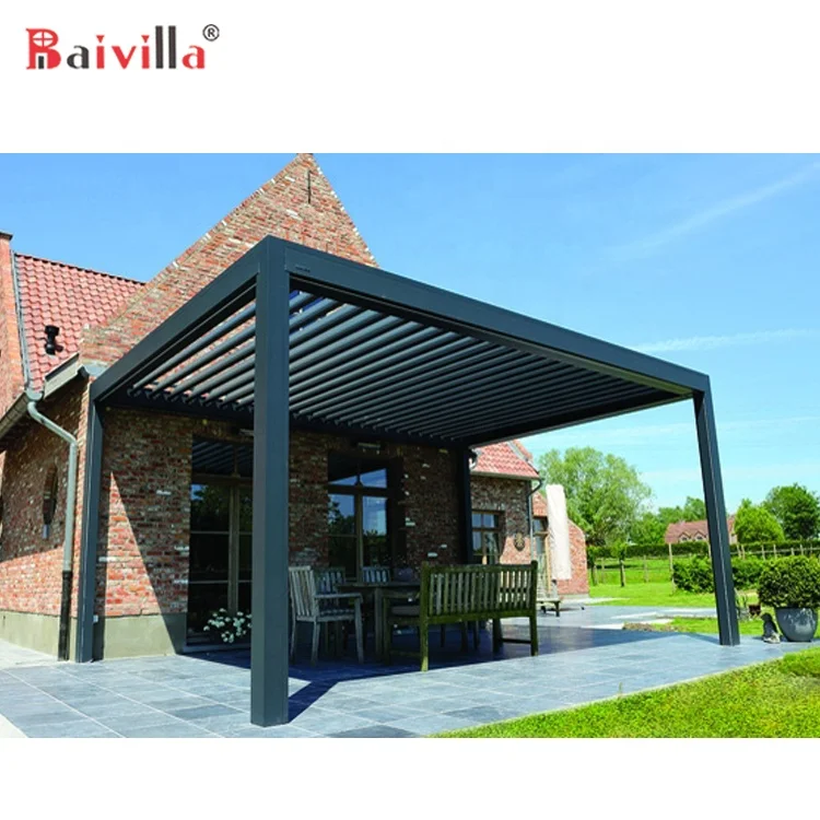 

Modern Design Aluminum Carport/ Polycarbonate Canopy Outdoor Daybed Canopy, White, dark grey ,wooden color or custom