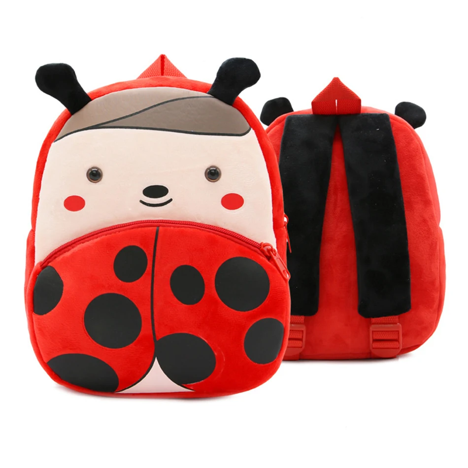 

2-4Yrs Baby Animal Backpack Animal Ladybug Backpack for Kids, Accept customized color