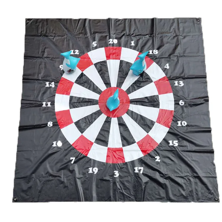 

double-sided 2 inflatable dart game Flarts Outdoor Games for family Yard Games, Black