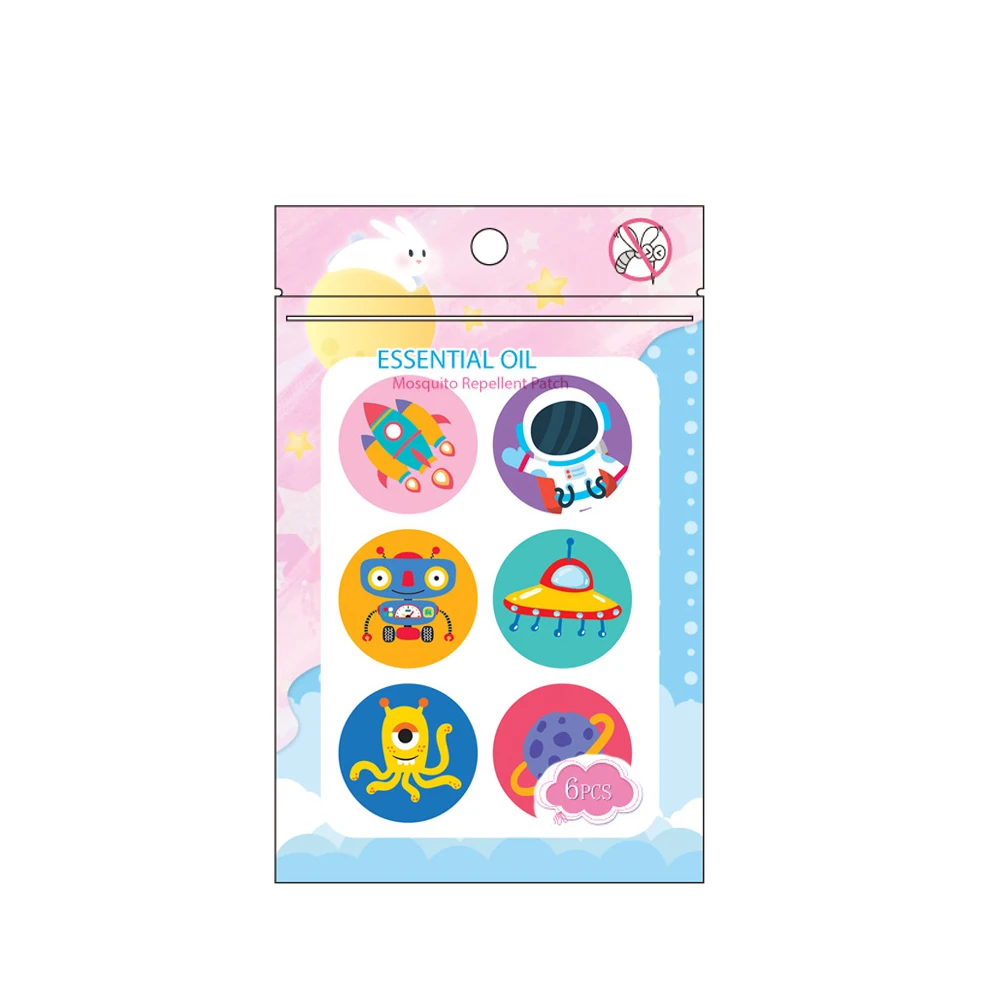

60-Pack Cartoon Design Mosquito Bite Anti Mosquito Sticker Repellent Patches