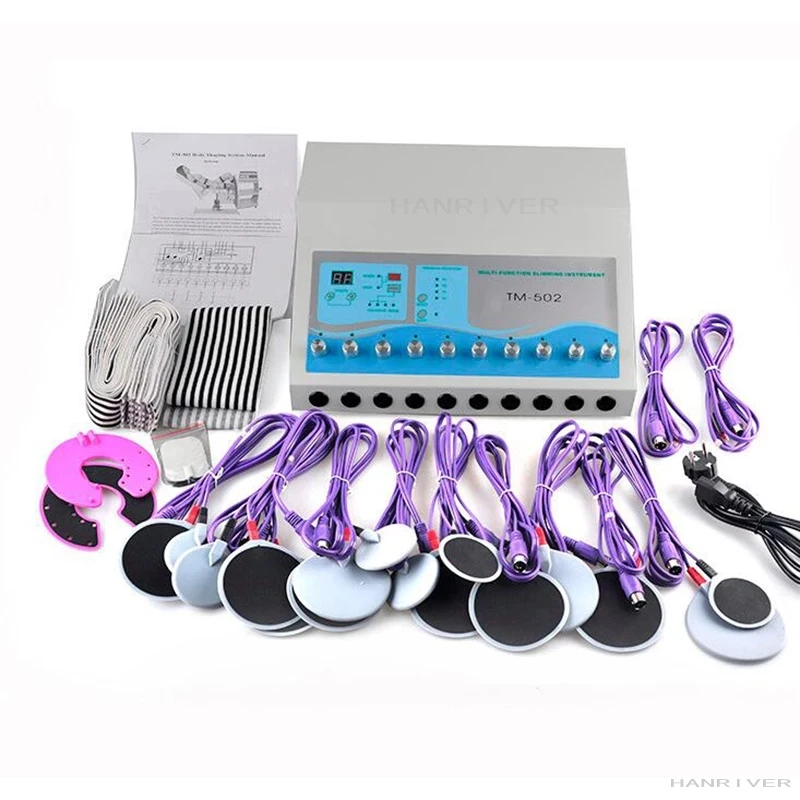 

TM-502 Weight Loss machine muscle stimulator Electrostimulation Machine/ Russian Waves ems Electric Muscle Stimulator