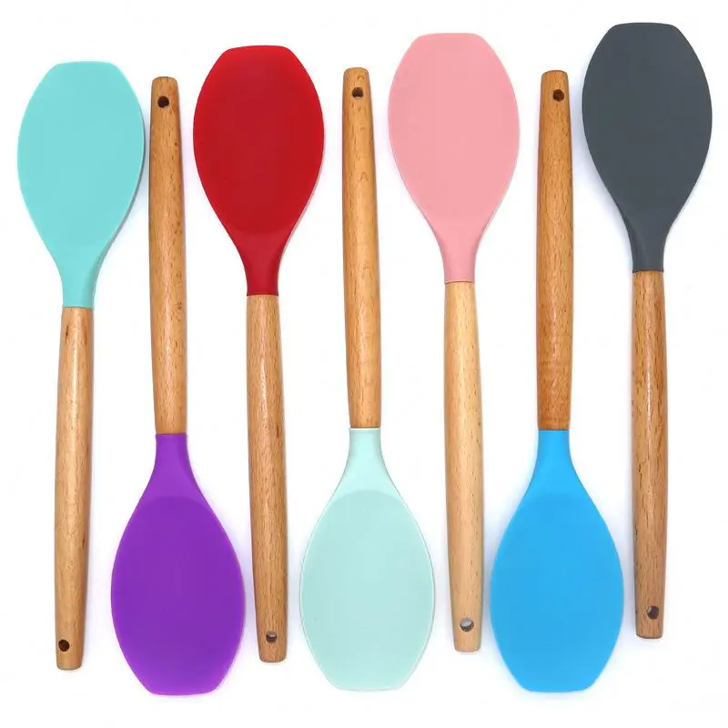 

2020 new design silicone cooking set silicone kitchen utensil set Silicone kitchenware