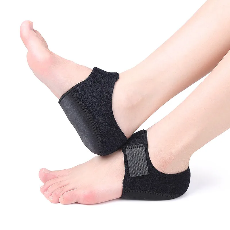 

Sponge Heel Protector Half Adjustable Gel Heel Pads Cushion Socks Soft Breathable Heel Pad