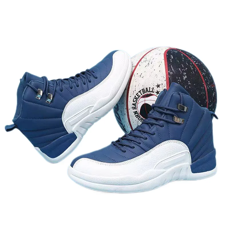 

2021 high quality Air Jordan 12 RETRO ST men's casual shoes AJ 12 white blue outdoor basketball Jordan 12 sneakers Nike shoes