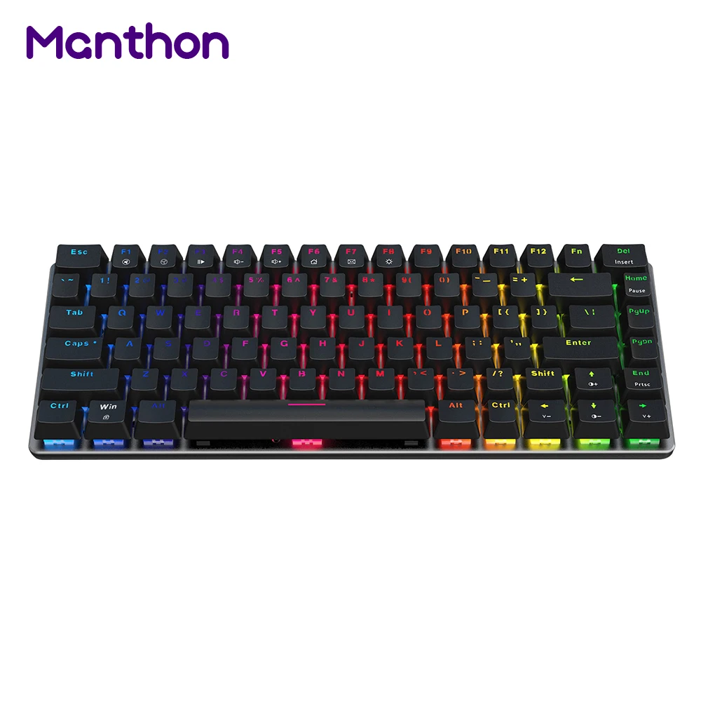 

Manufacturers Wholesale Clix Kb-980 75% Wireless Wired Rgb Macro Gaming Mechanical Keyboard, Black