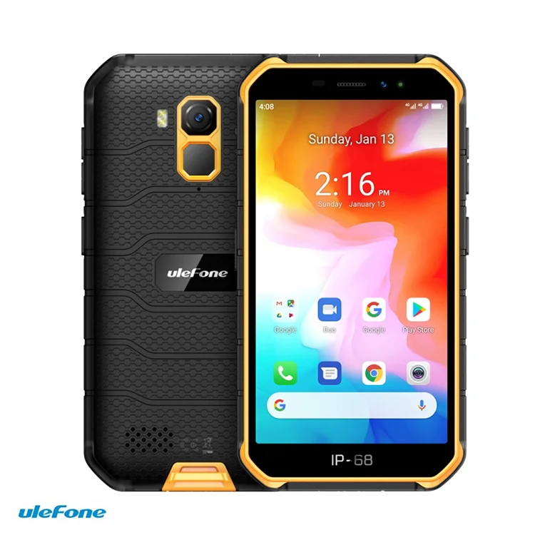 

Professional Ulefone Armor x7 Pro Rugged Phone NFC ip68/ip69k Android 10 Waterproof Cellular Quad Core 64-bit Mobile Phones