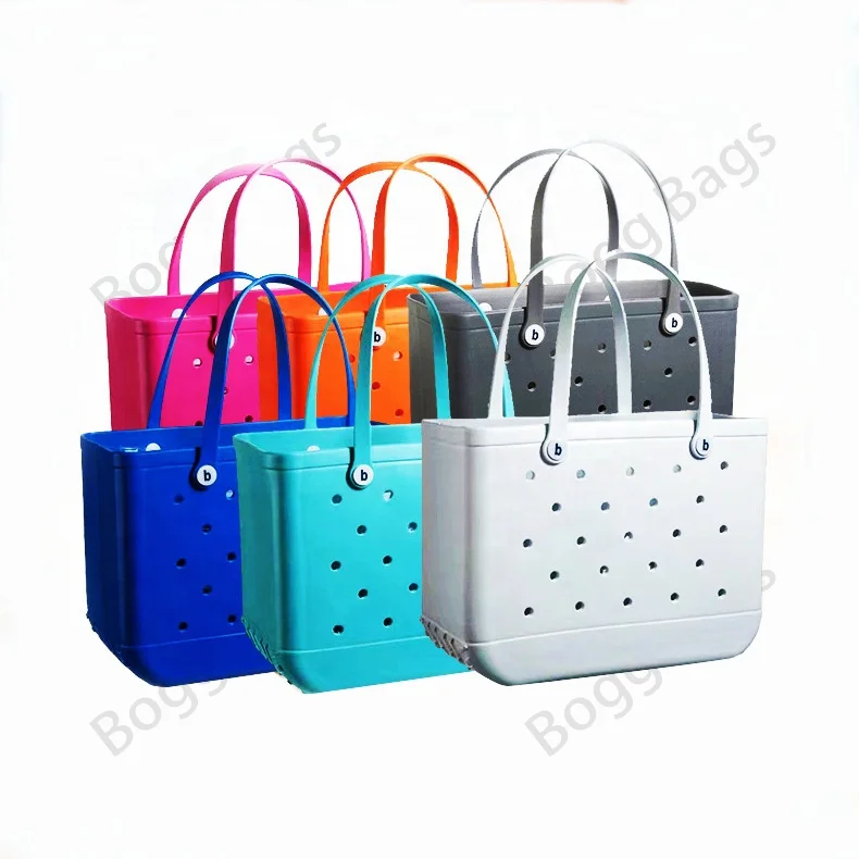 

Bogg Bag Silicone Beach X Large Tote Handbags Pet Bags Factory Custom High Quality Eva 2022 Designer Durable Open Tote Bags