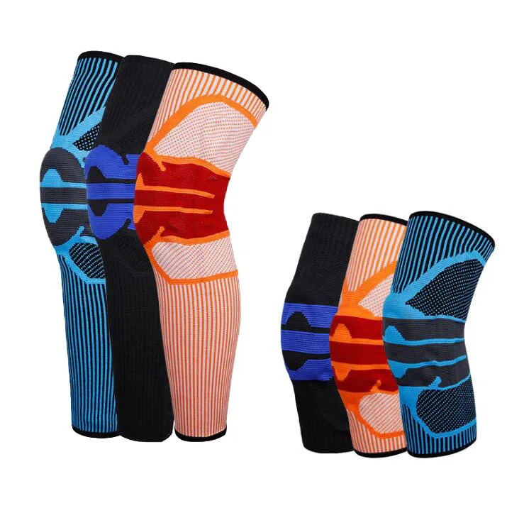 

Silicone Spring Knee Brace Sport Support Strong Meniscus Protection Compression For Running And Pain Relief