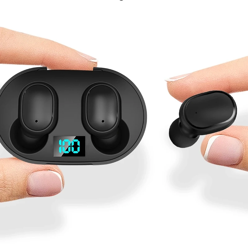 

Wireless earphone waterproof earphones in stock wireless BT 5.0 gaming headset tws wireless earphone with led display