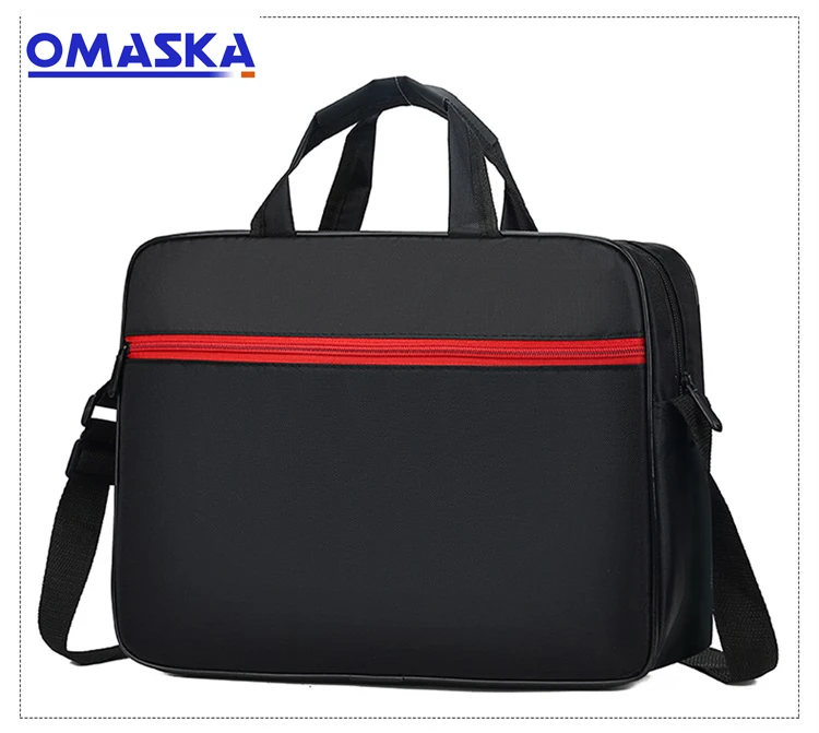 

Unisex Nylon school laptop bag new models customize messenger bag for 14-15.6 inch computer briefcase, Black