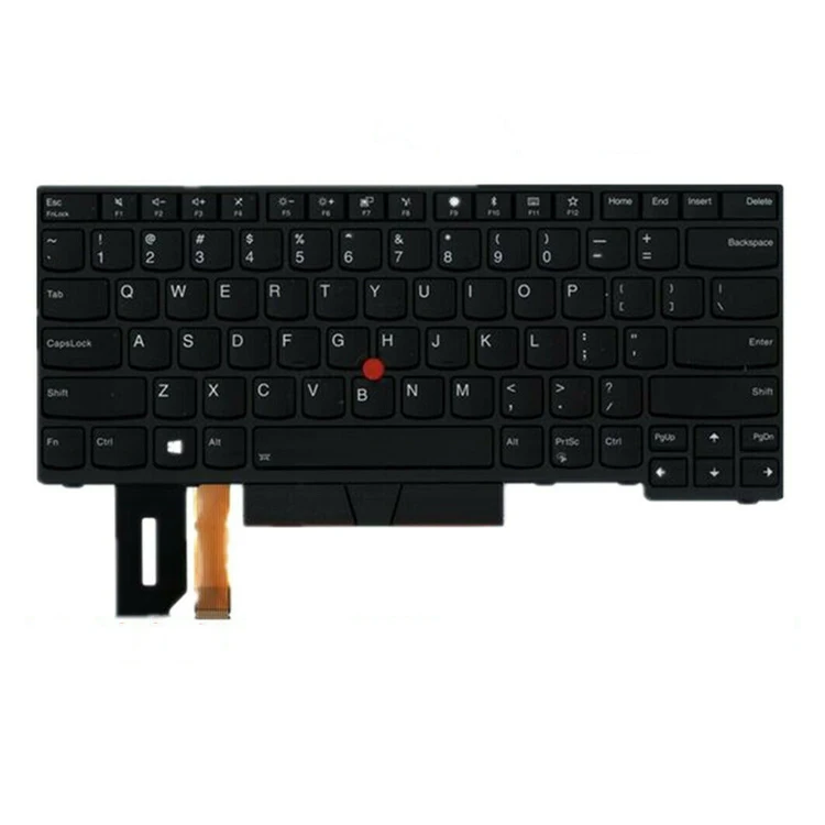 

HK-HHT Laptop keyboard for Lenovo ThinkPad E480 L480 T480s L380 Yoga Keyboard US Backlit