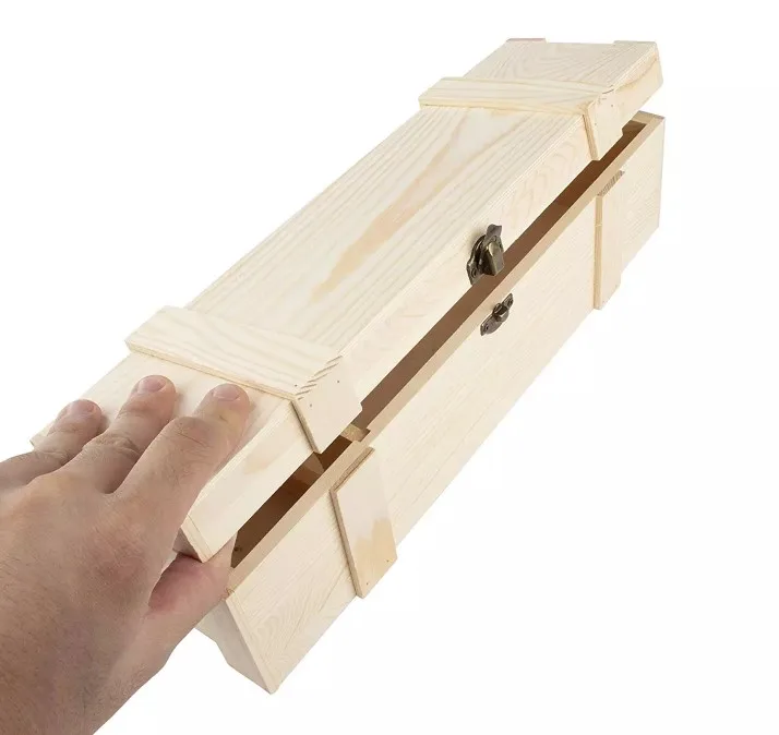 

CNLF hot high quality solid wood wine box for gift box storage