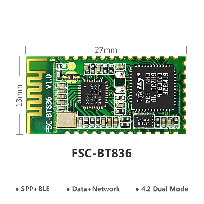 

Feasycom FSC-BT836 Bluetooth 4.2 Low Energy PCB Module With Low Price