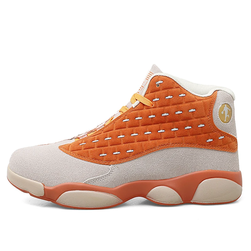 

High quality high top Pu air cushion sole wear resistant manufacturer sports running youth men outdoor shoes of basketball