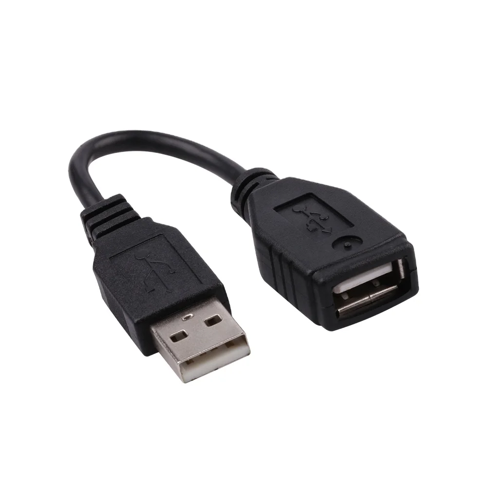 

High Quality Usb 2.0 A Male To A Female Cable to AF USB L=60mm, Black