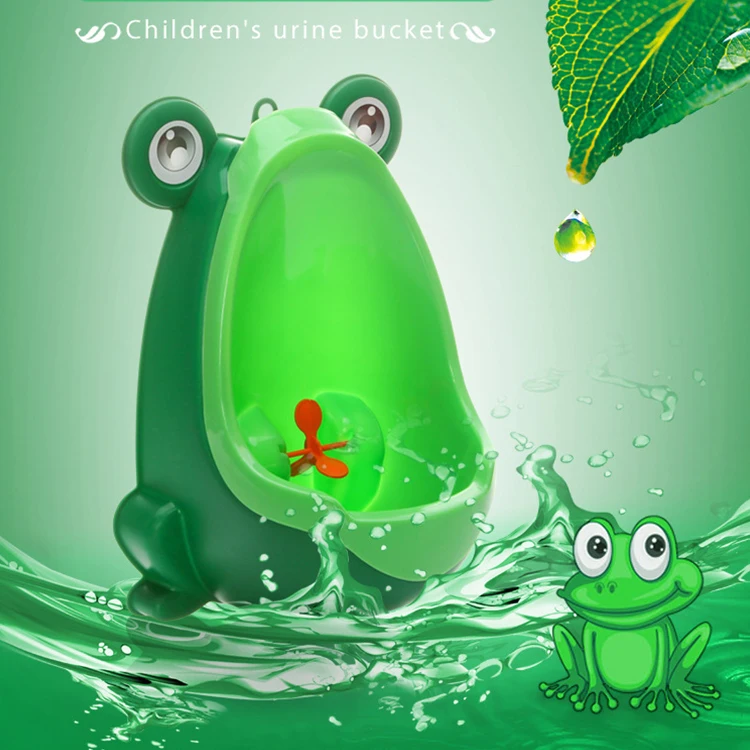 

cute style kids PP standing potty trainers boys frog potty training urinal for boys