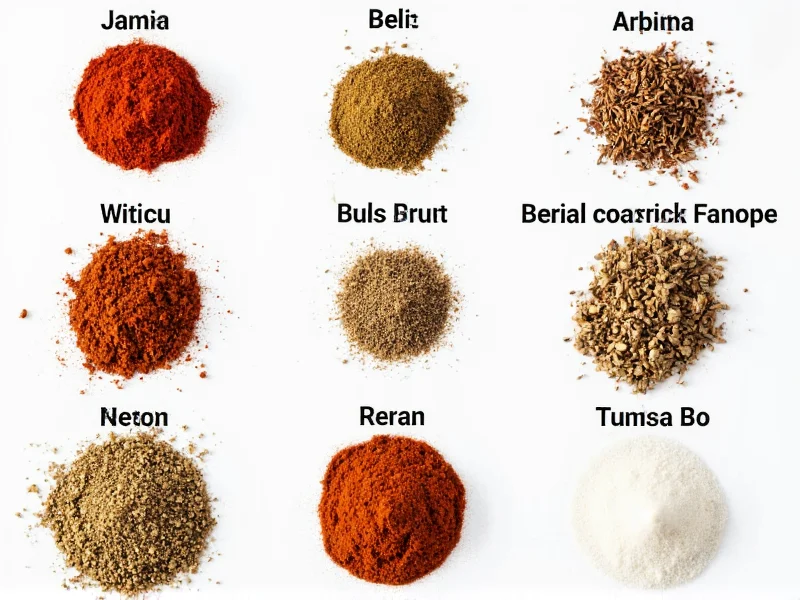 Spice Chart Guide: Visual Reference for Common Spices