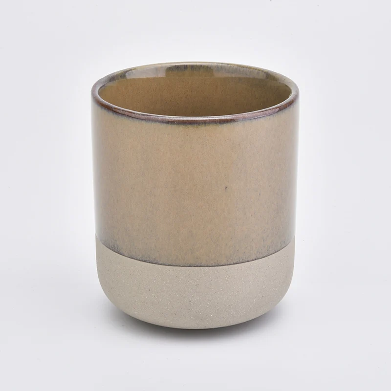 candle ceramic jar