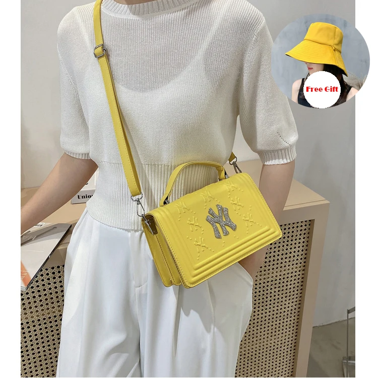 

2021 New Summer fashion handbags ny crossbody bag ladies messenger square bag handbags for women with free gift, 8 colors