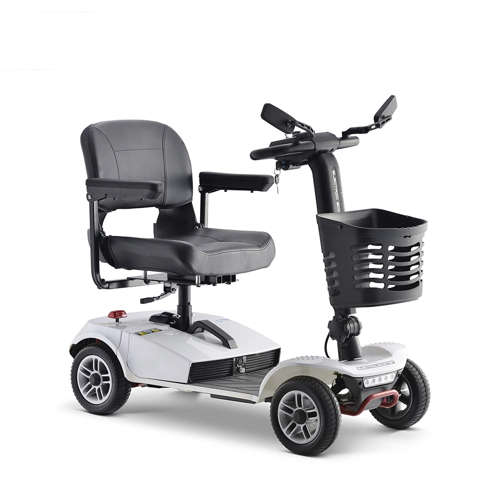 

Foldable disabled Mobility Scooter 4 wheel For adult with remote control