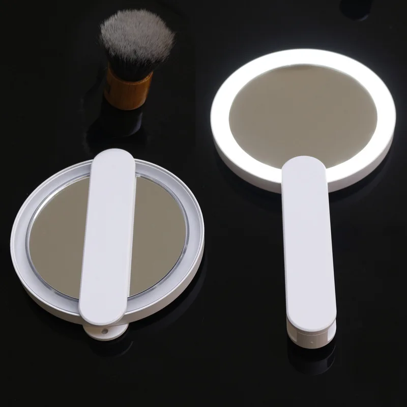

CPYP Led Magnifying Pocket Compact Mirrors Rechargeable 10X Lighted Miroir Vanity Mirror with Lights