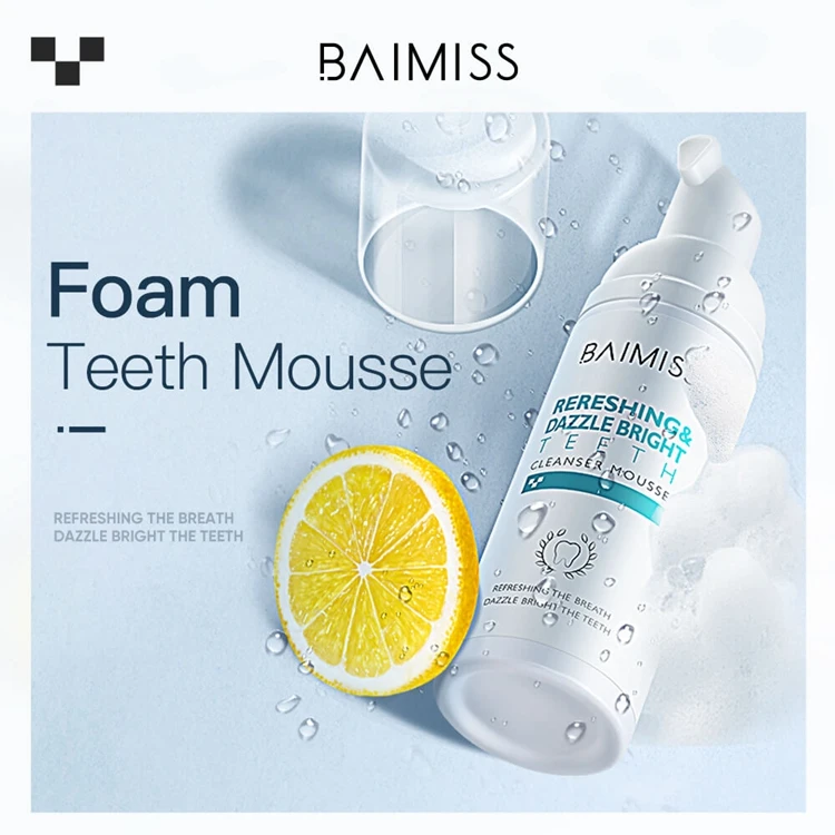 

BAIMISS Teeth Whitening Toothpaste Organic Mint Anti-Cavit Teeth Oral Cleansing Toothpaste