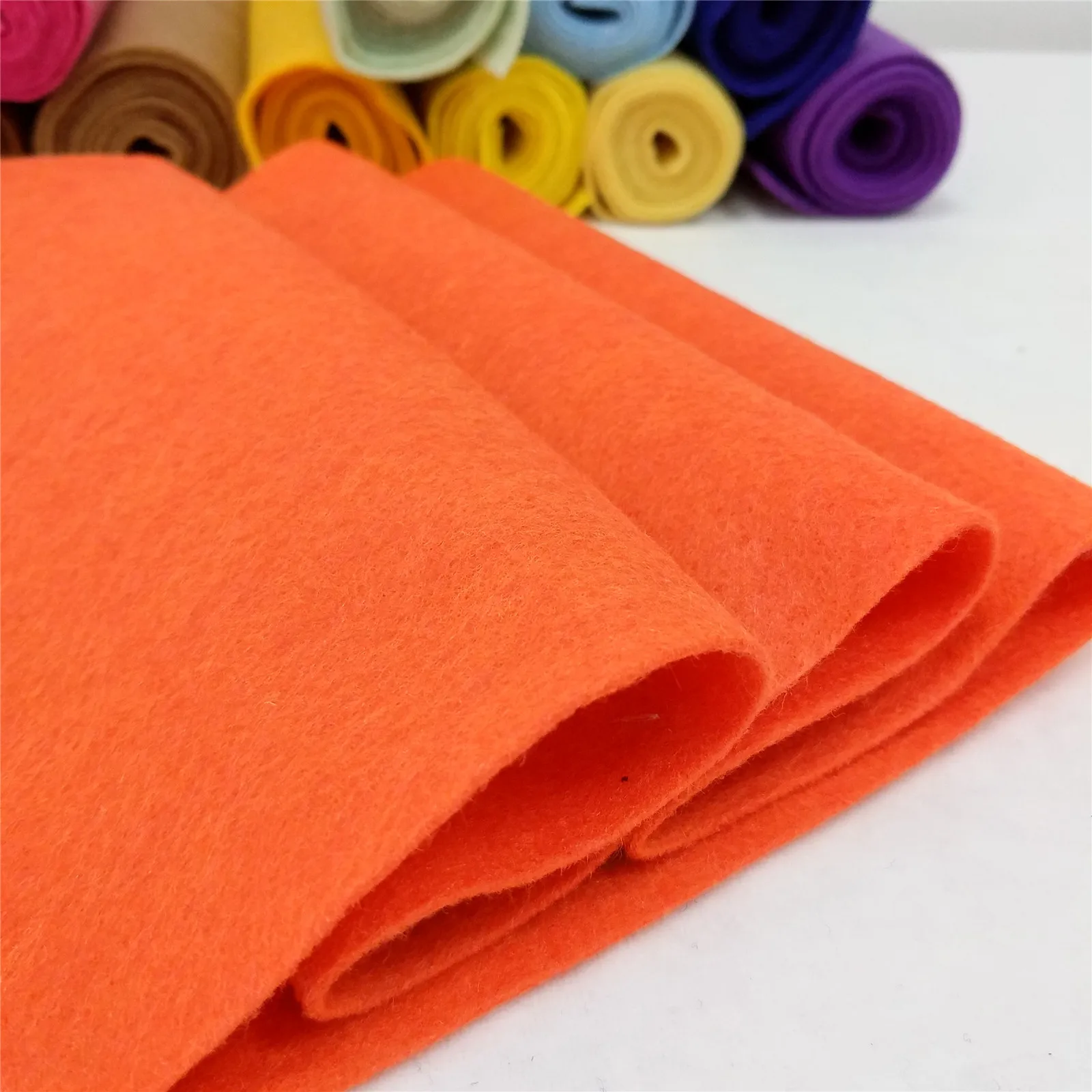 By The Yard Nonwoven Fabric Roll Felt Fabric Non Woven Fabric Polyester