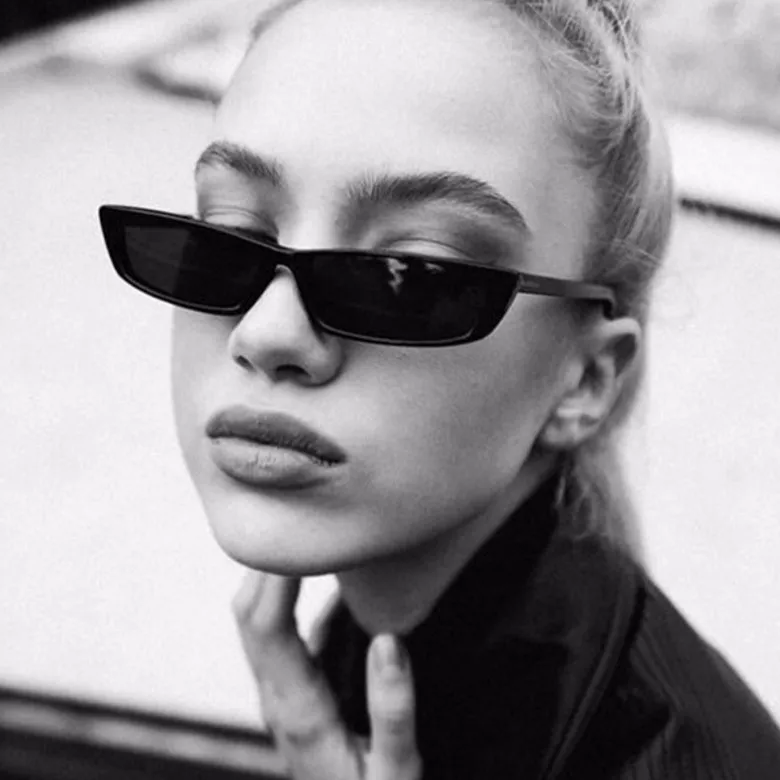 

2020 new retro fashion colorful small square PC frame women men's fashion sunglasses