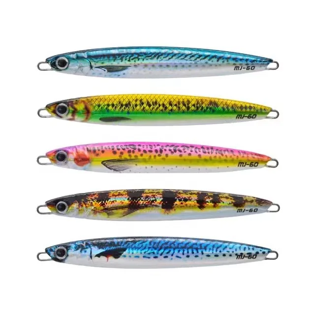 

Super Quality 40-60-80-100g Metal Casting Jig Shore Drag Cast Jigging Spoon Fishing Lure Artificial Bait Tackle