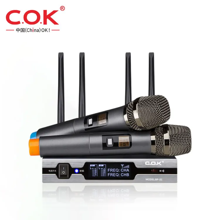 

Guangzhou Handheld Microphone Style Karaoke Microphone Use UHF Wireless Microfono