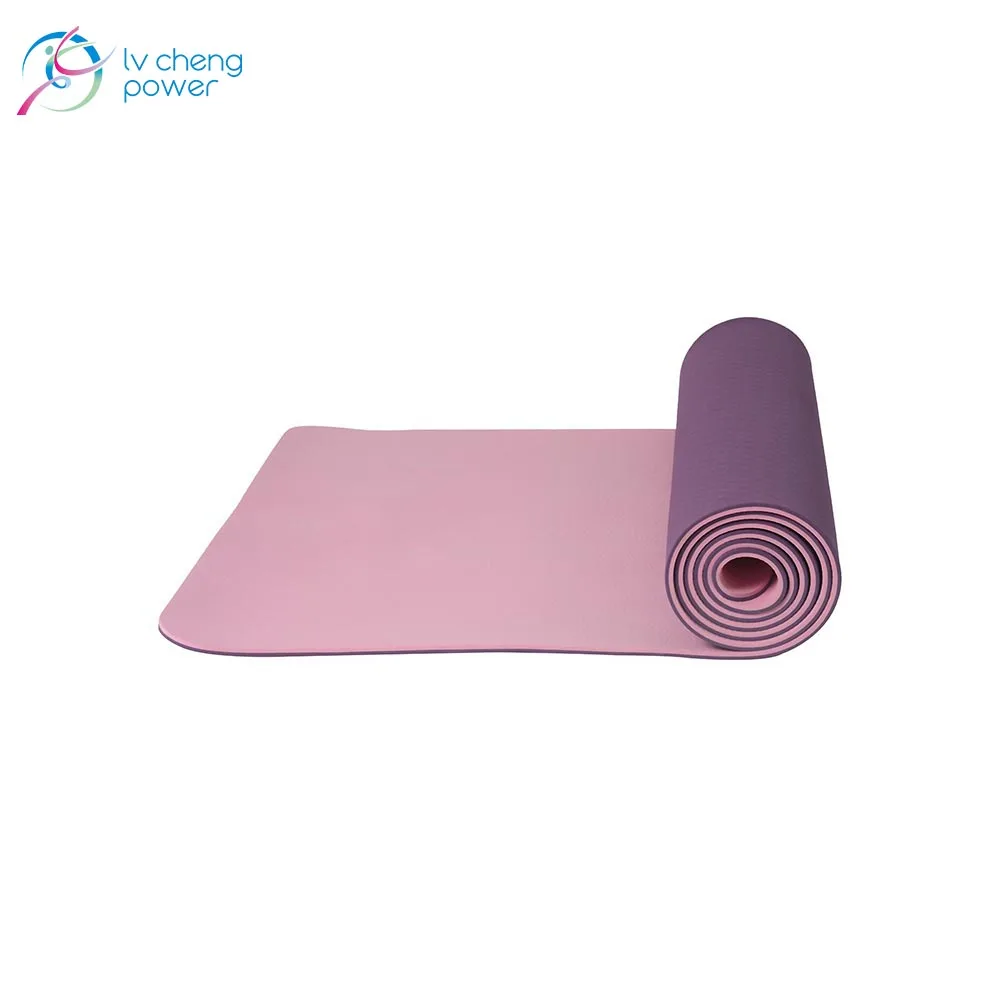 

TPE Yoga Mat Eco-friendly Fitness Workout Exercise TPE yoga mat 6mm