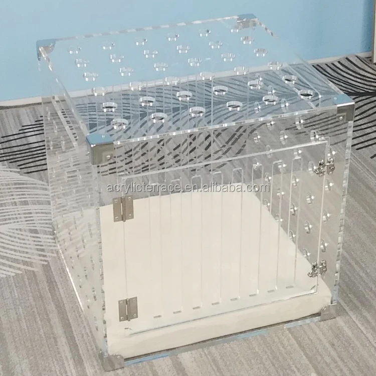 

Luxury clear acrylic pet cage for dogs