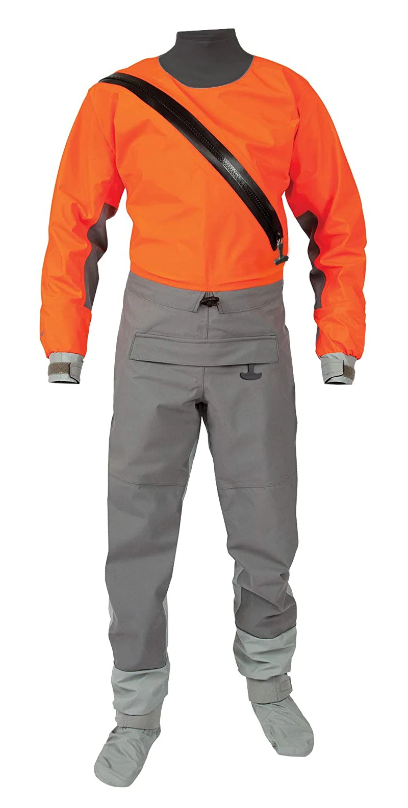 Mens Outdoor Sport Kayak Dry Suits Breathable Back Zip Sailing