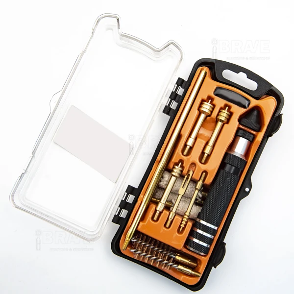 

Hot sale Gun cleaning kit .177 .223 .308 cal. 5.56mm 7.62mm 12 Gauge for shotgun rifle pistol handgun airgun brush cleaner