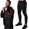 Competitive Price Jogging Custom Breathable Side Stripe Training Men's Track Suit Set