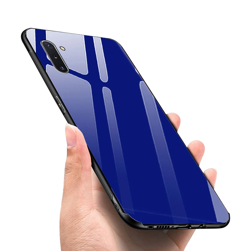 

Wholesale Tempered Glass Case Phone Mobile Phone Accessories Cover Case For Samsung Note 10