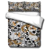 New 3D Horror Skull Skeleton Bedding Set Duvet Cover Bedding Set