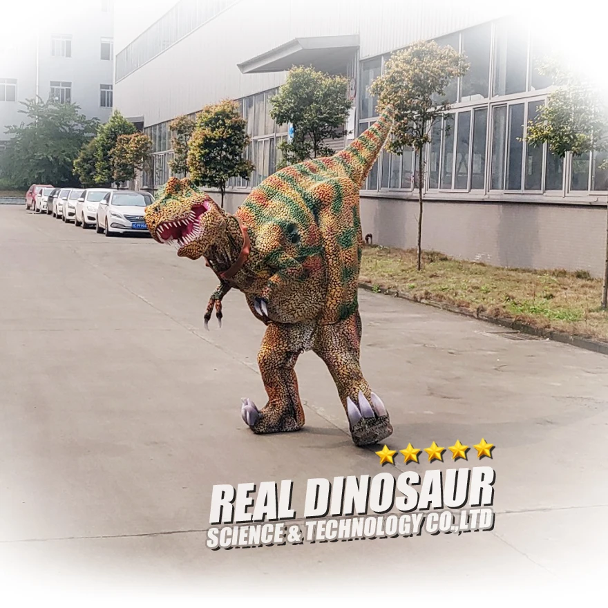 

Mechanical Dinosaur Costume of Hidden Legs Walking Dinosaur Suit