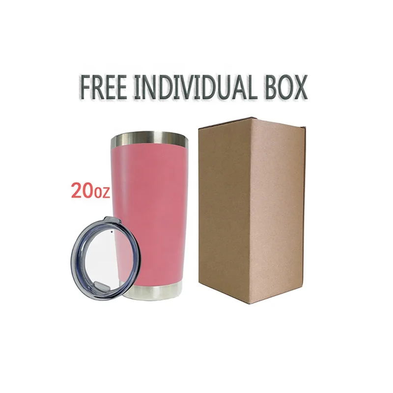 

Factory wholesale tumbler 20oz stainless steel white Food Grade reusable Tumbler 20oz stainless steel white with straw and brush