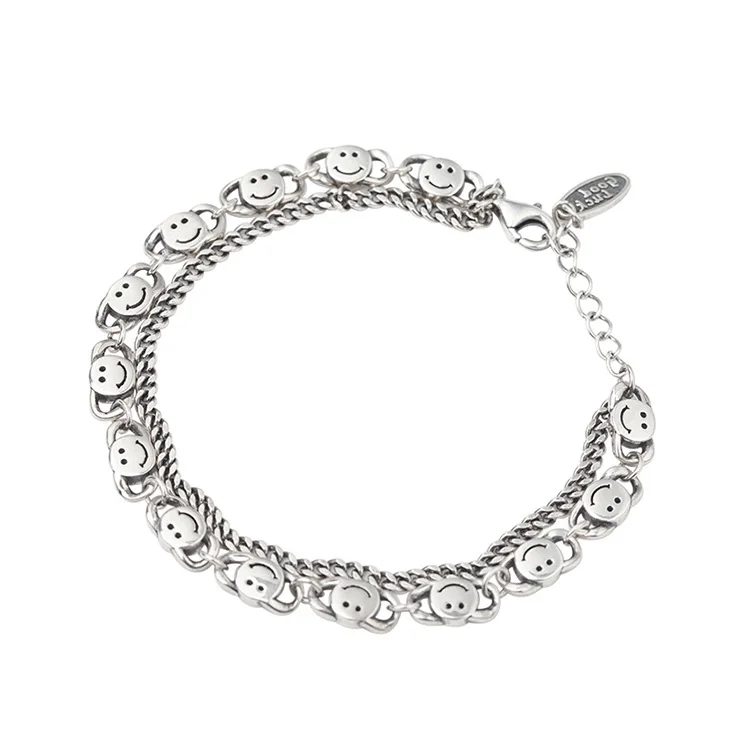 

Fashion 2021 925 sterling silver adjustable silicone bracelet made in China