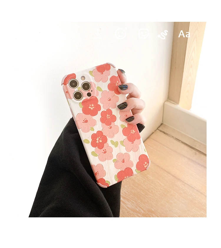 

luxury cute matte texture iphone back cover girls phone case for iphone 12 pro max iphone 11 X XR XS XSMAX, Several colors are available