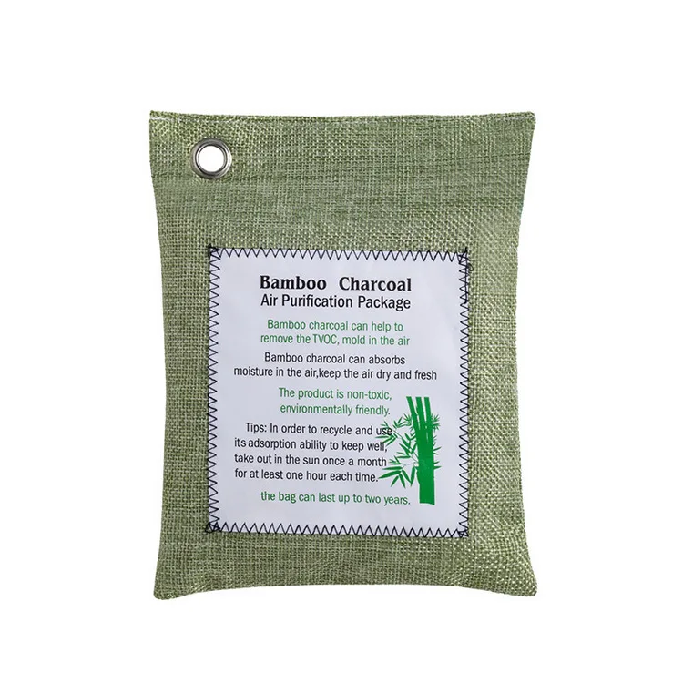 

Natural Air Purifying Bag Activated Bamboo Charcoal Odor Eliminator for Car Air Purifier Closet Freshener Odor Eliminating Bag